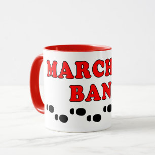 Marching Band Footprints Mug
