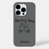 Marching Band Geek Typography Name