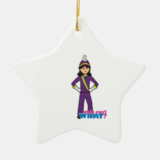 Marching Band Girl -  Medium Ceramic Ornament