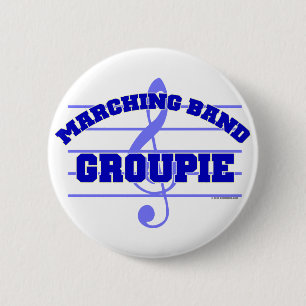 Marching Band Groupie 2 Inch Round Button