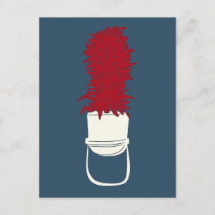 Marching Band Hat with Feathers Postcard