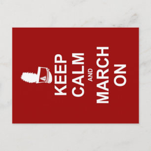 Marching Band Keep Calm   Custom Postcard