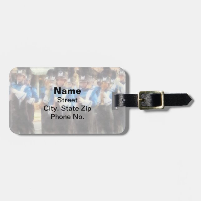 Marching Band Luggage Tag (Front Horizontal)