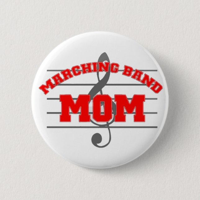 Marching Band Mom button (Front)