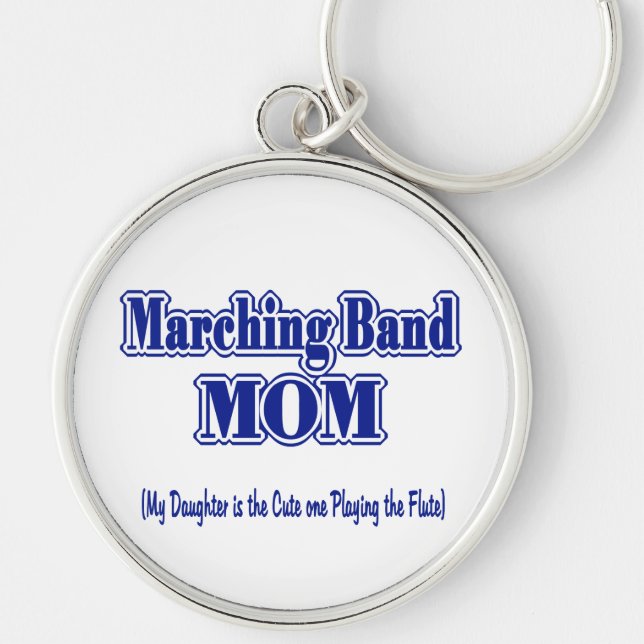 Marching Band Mom/ Flute Keychain (Front)