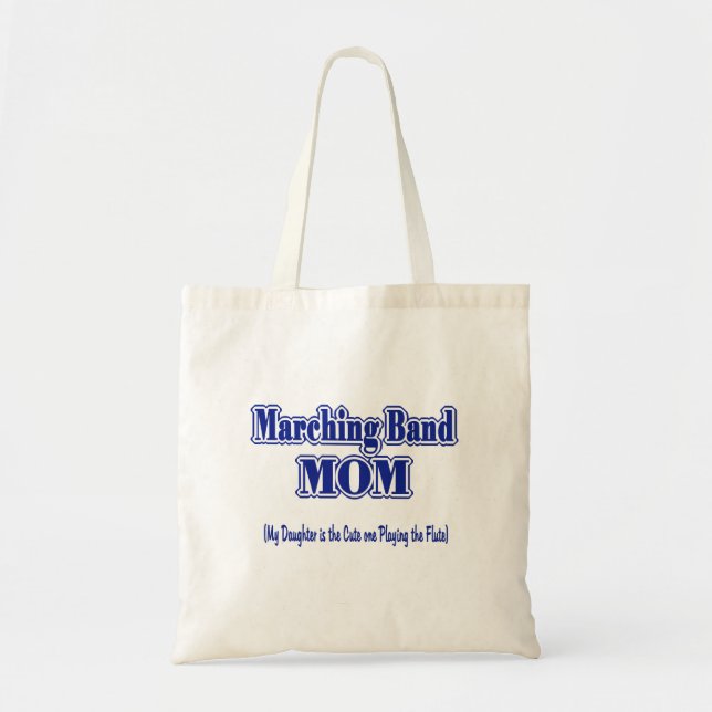 Marching Band Mom/ Flute Tote Bag (Front)