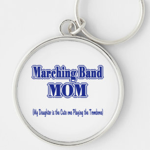 Marching Band Mom/ Trombone Keychain