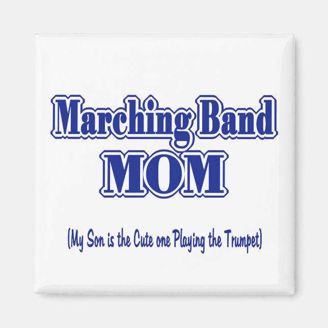 Marching Band Mom/ Trumpet Magnet (Front)