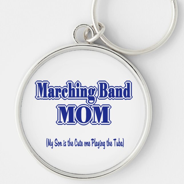 Marching Band Mom/ Tuba Keychain (Front)