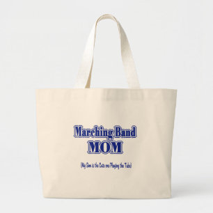 Marching Band Mom/ Tuba Large Tote Bag
