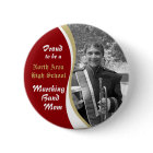 Marching Band Mom with Photo Dark Red