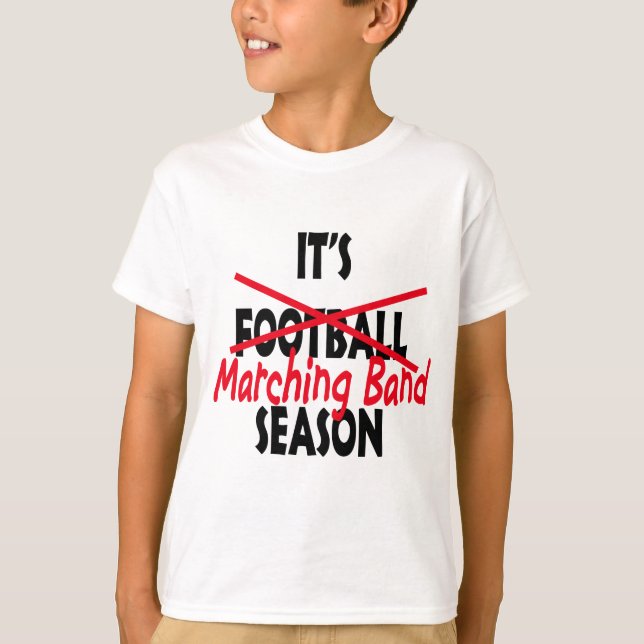 Marching Band Season / Red T-Shirt (Front)