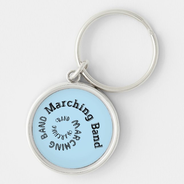 Marching Band Spiral Keychain (Front)