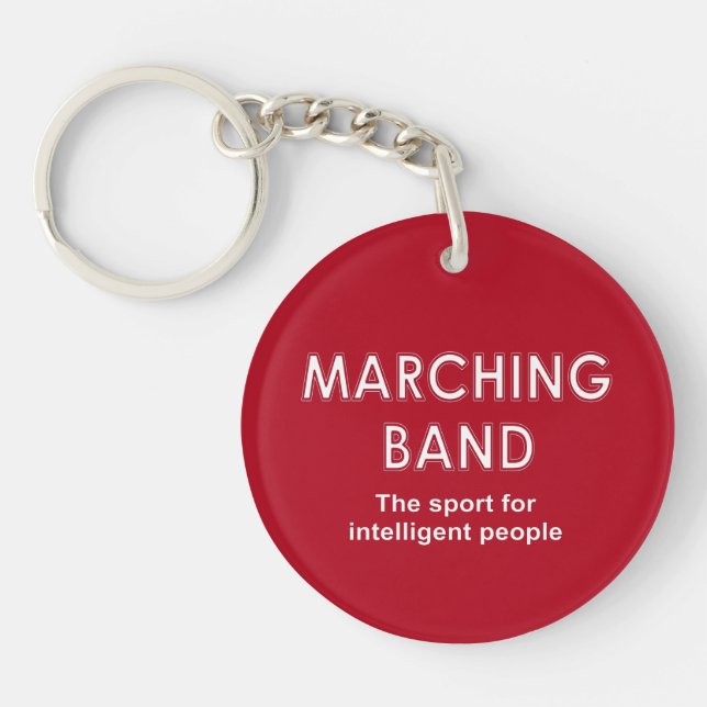 Marching Band Sport Keychain (Front)
