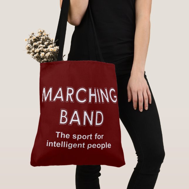 Marching Band Sport Tote Bag (Close Up)
