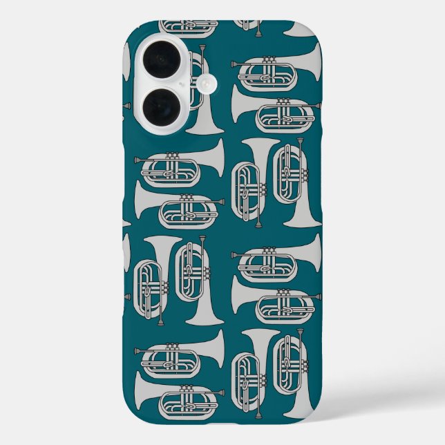 Marching Baritone Crosshatch  Case-Mate iPhone Case (Back)