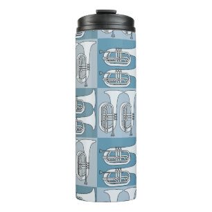 Marching Baritone Crosshatch  Thermal Tumbler