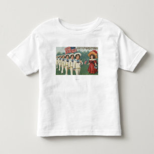 Marching Boys Dressed as Sailors Toddler T-shirt