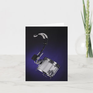 Marching Drum Greeting Card or Note Card