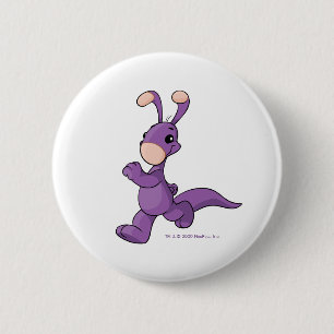 Marching purple Blumaroo 2 Inch Round Button