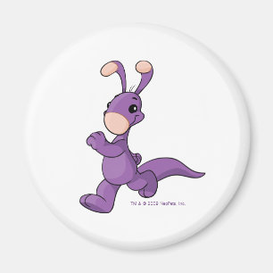 Marching purple Blumaroo Magnet