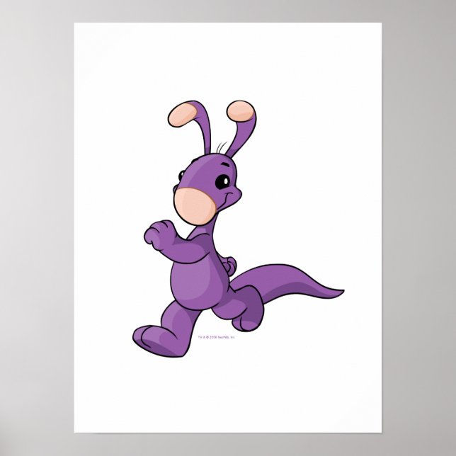 Marching purple Blumaroo Poster (Front)