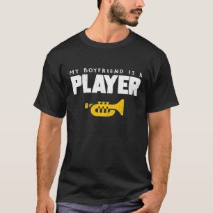 Marching School Band Girlfriend Boyfriend Trumpet T-Shirt