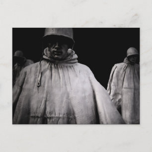 marching soldiers postcard
