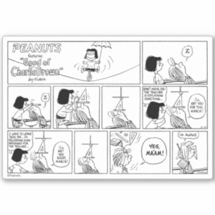 Marcie & Peppermint Patty In The Classroom