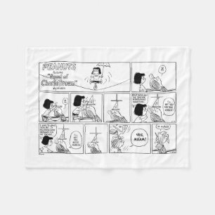 Marcie & Peppermint Patty In The Classroom Fleece Blanket
