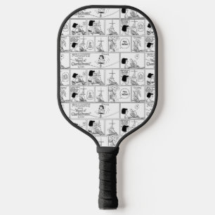 Marcie & Peppermint Patty In The Classroom Pickleball Paddle