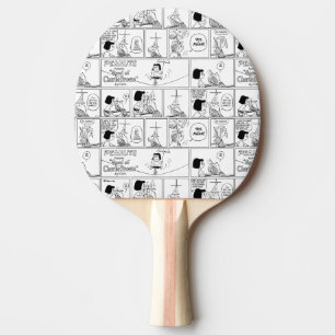 Marcie & Peppermint Patty In The Classroom Ping Pong Paddle