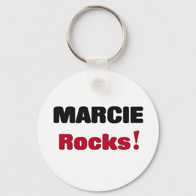 Marcie Rocks Keychain (Front)