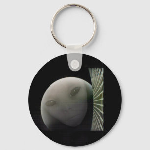 MarCO CubeSat Alien Mars Farewell Keychain