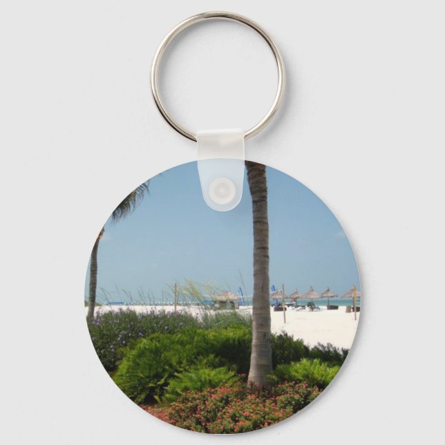 "Marco Island, FL" Keychain (Front)