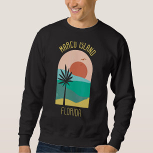 Marco Island Florida Boho Vintage Vacation Souven Sweatshirt