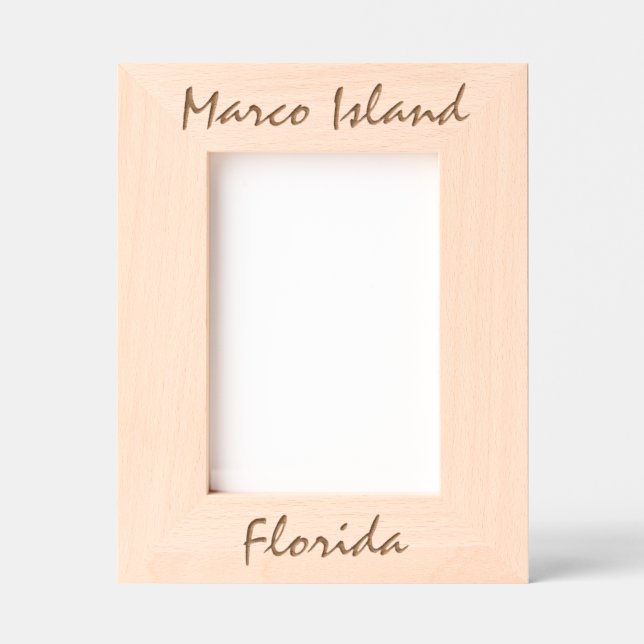 Marco Island, Florida Etched Frames (Front)