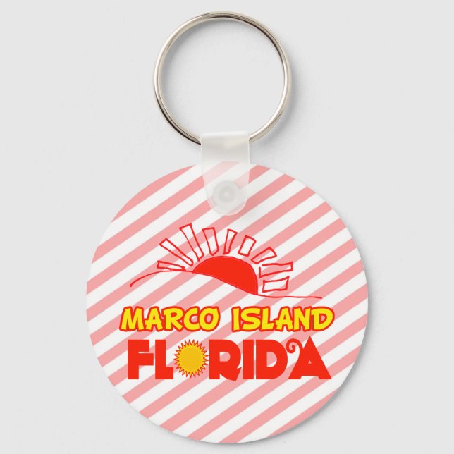 Marco Island, Florida Keychain (Front)