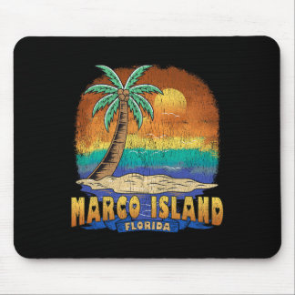 Marco Island Florida Vintage Distressed Souvenir  Mouse Pad