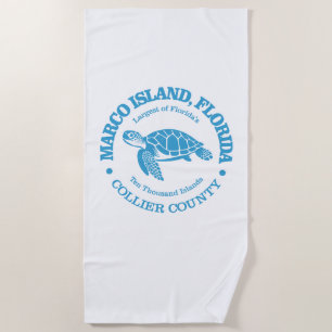 Marco Island (sea turtle) Beach Towel