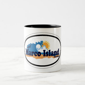 Marco Island. Two-Tone Coffee Mug