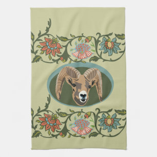 marco polo sheep kitchen towel