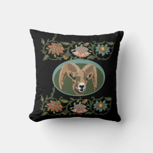 marco polo sheep throw pillow