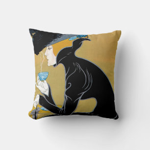 Marco Polo Tea Throw Pillow