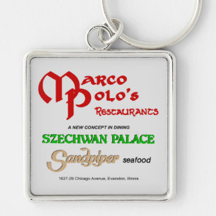 Marco Polo's Restaurants, Evanston, IL Keychain