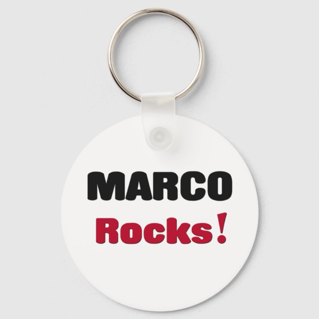 Marco Rocks Keychain (Front)