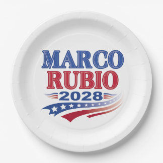 Marco Rubio 2028 (3st) Paper Plate