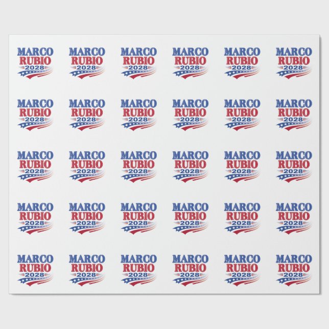 Marco Rubio 2028 (3st) Wrapping Paper (Flat)