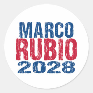 Marco Rubio 2028 (dis) Classic Round Sticker
