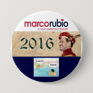 Marco Rubio for President 2016 3 Inch Round Button